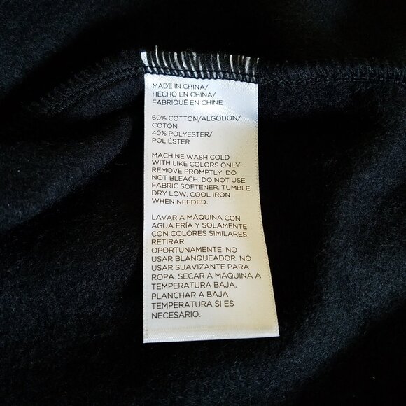 Tommy Hilfiger Unisex Quarter-Zip Sweatshirt – Blck - Size Large - NWT - Picture 10 of 11